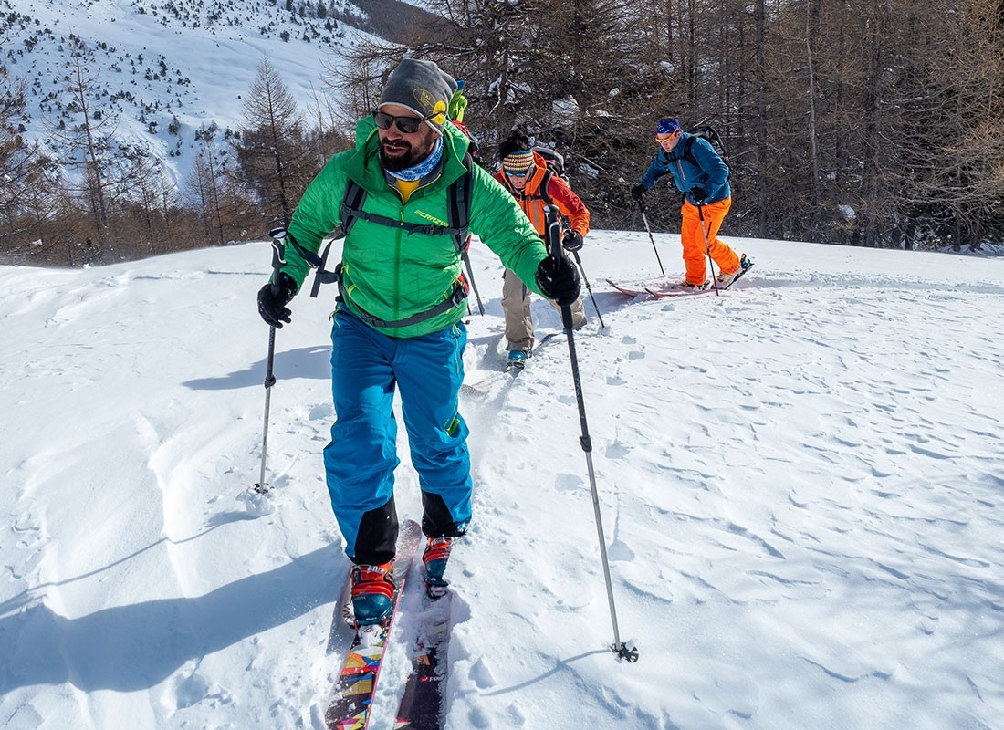 Sci alpinismo e montagna, sci alpinismo' Adesivo