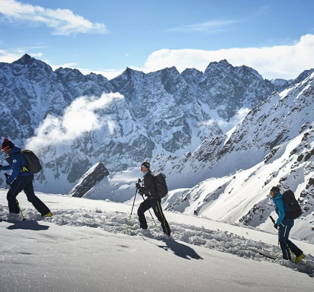 Sci alpinismo e montagna, sci alpinismo' Adesivo